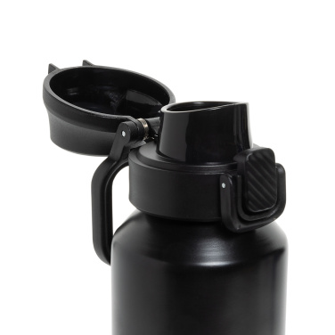 Logotrade promotional product picture of: Via RCS Re-steel lockable sport bottle 600ML