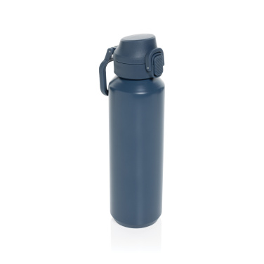 Logo trade corporate gifts image of: Via RCS Re-steel lockable sport bottle 600ML