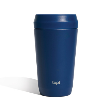 Logotrade advertising product picture of: Topl Recycled Steel To Go Tumbler Patented 360 Lid 354ml