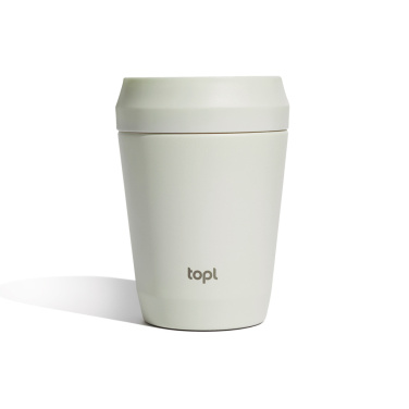 Logotrade corporate gifts photo of: Topl Recycled Steel To Go Tumbler Patented 360 Lid 235ml