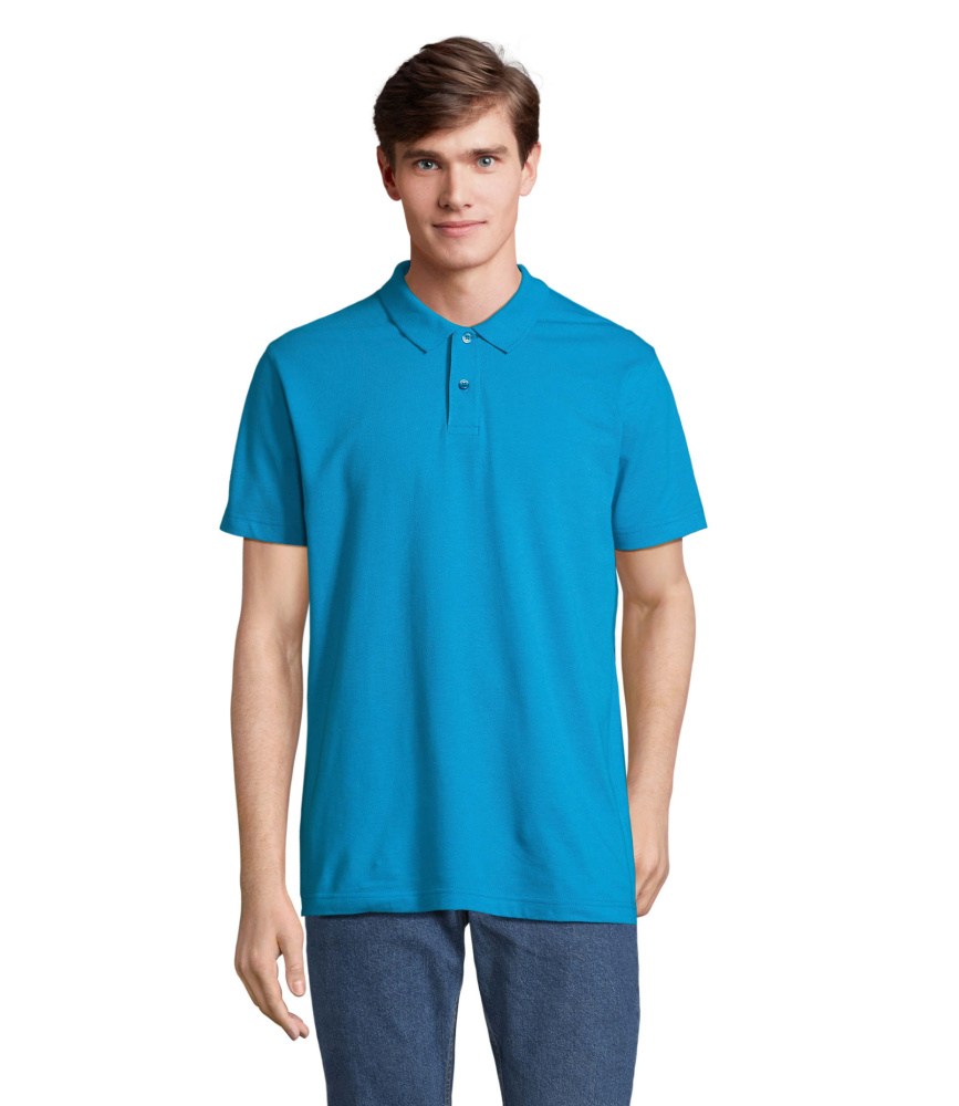 Logo trade promotional merchandise picture of: PULSE UNISEX POLO