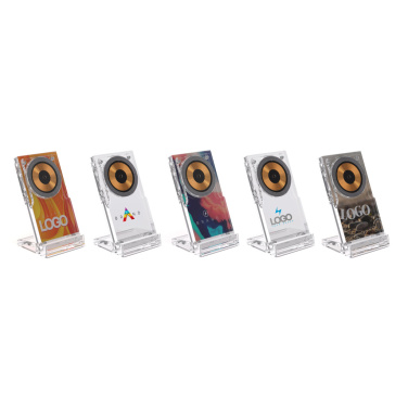 Logo trade advertising products picture of: Magcharge 15W magnetic wireless charging stand