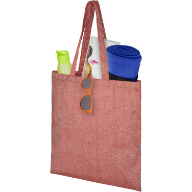 Logo trade promotional gift photo of: Pheebs 150 g/m² recycled tote bag 7L