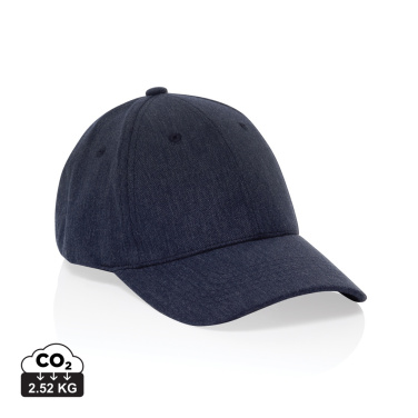 Logo trade corporate gifts image of: Milo AWARE™ recycled heather 6 panel cap 200gr