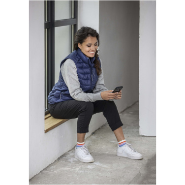 Logo trade business gift photo of: Pallas women's GRS recycled insulated bodywarmer