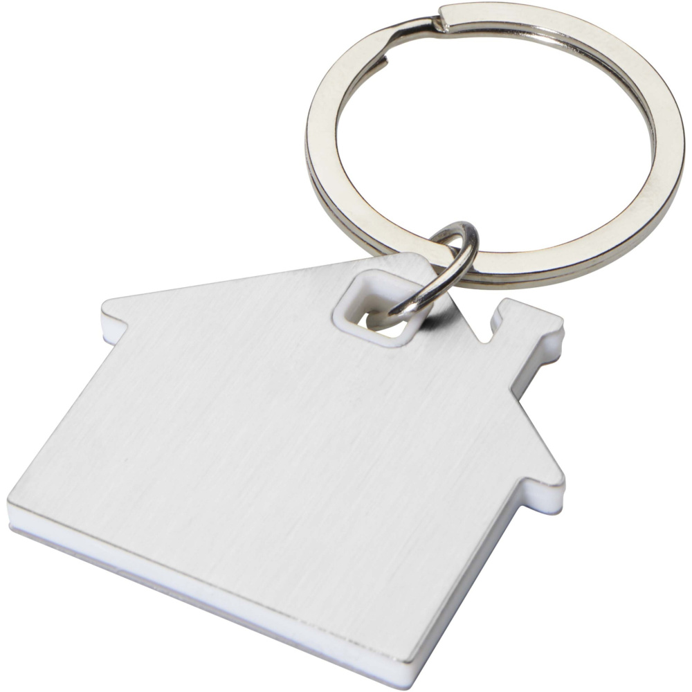 Logo trade advertising product photo of: Nook house-shaped keychain