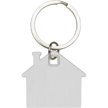Logotrade promotional product image of: Nook house-shaped keychain