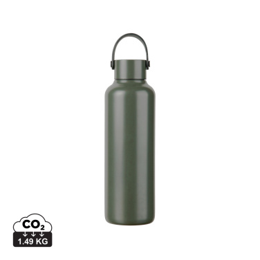 Logo trade promotional product photo of: Baltimore RCS recycled SS bottle 600 ML
