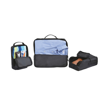 Logo trade promotional items image of: Renew AWARE™ rPET 3 Piece Packing Cube Set