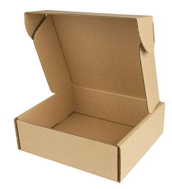 Logo trade corporate gifts image of: Cardboard box - 22 x 20 x 7 cm
