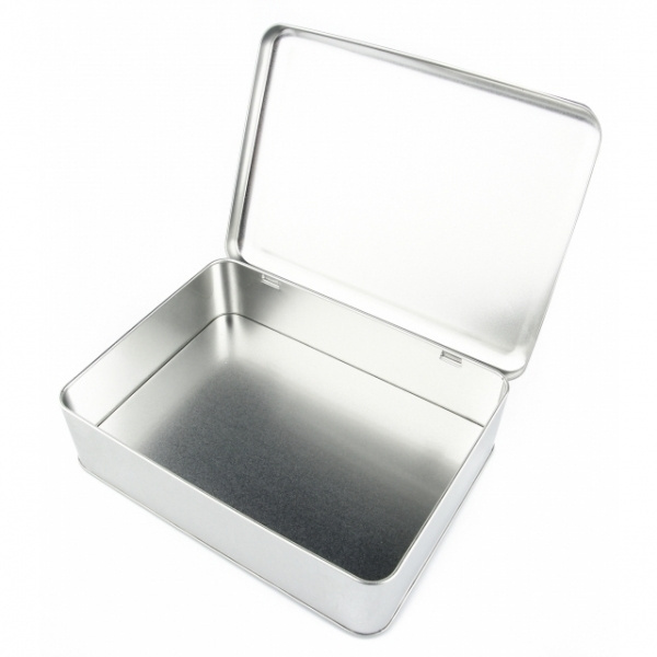 Logo trade promotional gift photo of: Metal box 18x12,6x4 cm