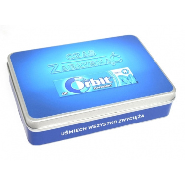 Logo trade promotional products picture of: Metal box 18x12,6x4 cm