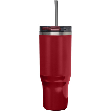 Logo trade advertising products image of: Melbourne 1200 ml RCS certified insulated tumbler with straw