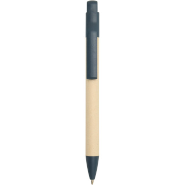 Logotrade promotional merchandise photo of: Liliana sugarcane paper ballpoint pen (blue ink)