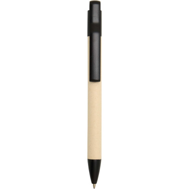 Logo trade corporate gifts image of: Liliana sugarcane paper ballpoint pen (blue ink)