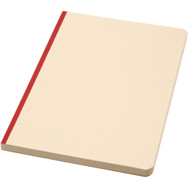 Logo trade promotional gifts image of: Liliana A5 sugarcane and RPET soft cover notebook