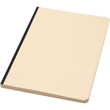 Logo trade business gift photo of: Liliana A5 sugarcane and RPET soft cover notebook