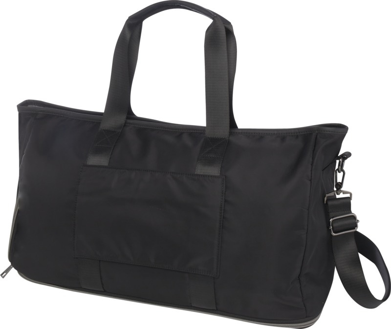 Logotrade corporate gift picture of: Rhine GRS recycled expandable duffel bag 35L