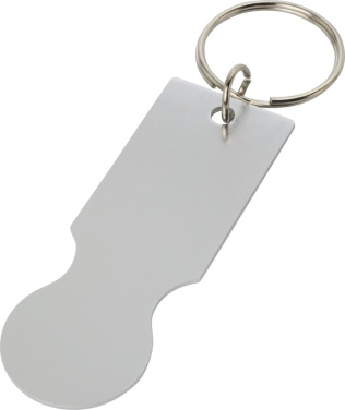 Logotrade promotional product picture of: Rhea shopping cart keyring