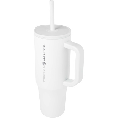 Logo trade promotional product photo of: Brady 900 ml RCS certified insulated tumbler with silicone straw