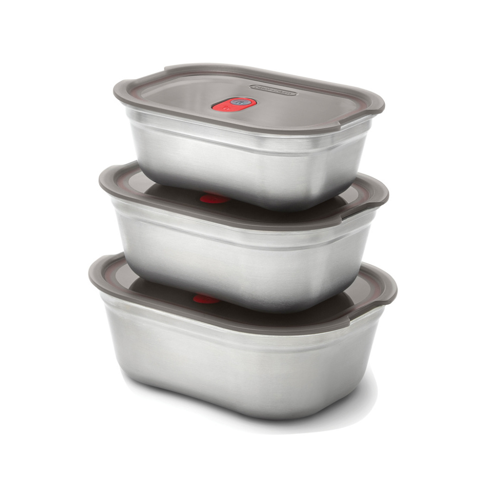 Logo trade promotional merchandise image of: Black+Blum Mealprep Box 3pcs Set Small, Medium, Large