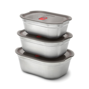 Logotrade promotional giveaways photo of: Black+Blum Mealprep Box 3pcs Set Small, Medium, Large