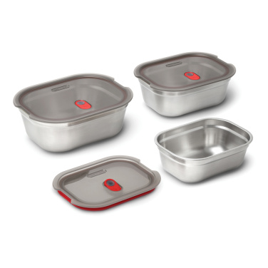 Logo trade promotional gifts image of: Black+Blum Mealprep Box 3pcs Set Small, Medium, Large