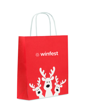 Logo trade promotional merchandise photo of: Gift paper bag small