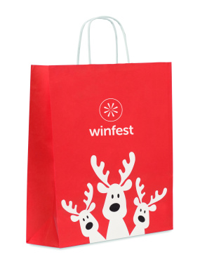 Logo trade advertising products image of: Gift paper bag large