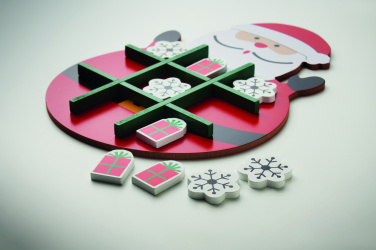 Logo trade promotional giveaways picture of: Christmas wooden tic tac toe