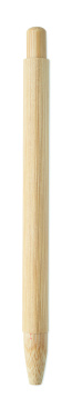 Logo trade promotional merchandise image of: Bamboo automatic ball pen