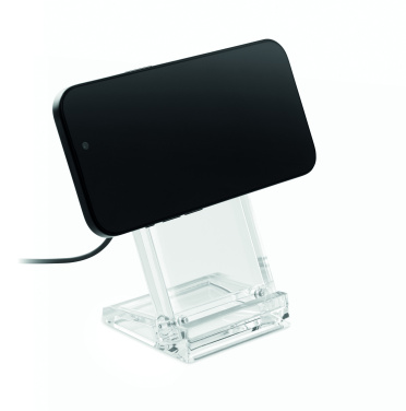 Logotrade advertising products photo of: Acrylic wireless charger 15W