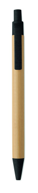 Logotrade promotional gifts photo of: Push button ball pen in bamboo
