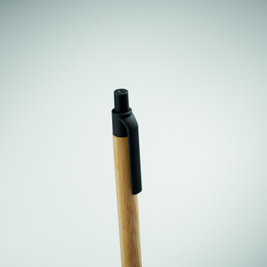Logotrade advertising product picture of: Push button ball pen in bamboo