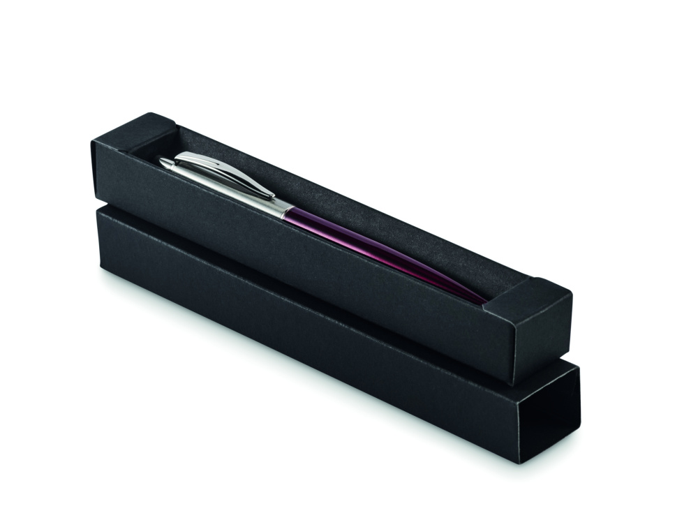 Logotrade promotional item picture of: Push button pen in box
