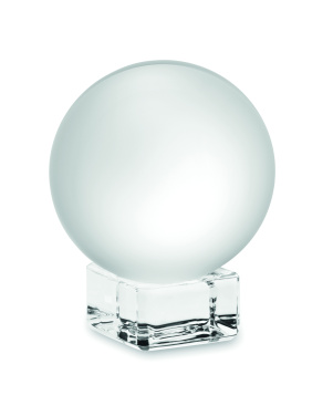 Logo trade promotional merchandise photo of: Glass round award