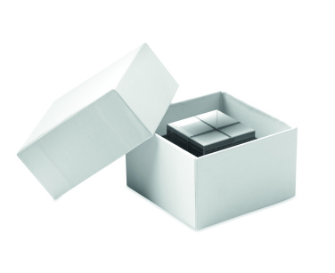 Logo trade promotional gifts image of: Glass cube award