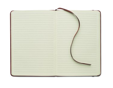 Logo trade corporate gift photo of: A5 smokey PU notebook