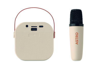 Logo trade promotional item photo of: Karaoke set speaker