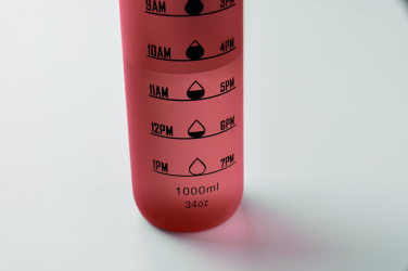 Logotrade advertising products photo of: Sports water bottle RPET 1L