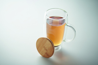 Logotrade promotional merchandise photo of: Double wall glass mug 450ml