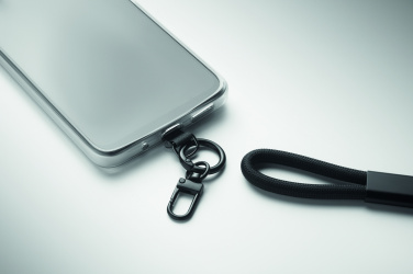 Logo trade promotional merchandise photo of: Charging phone wrist strap 60W