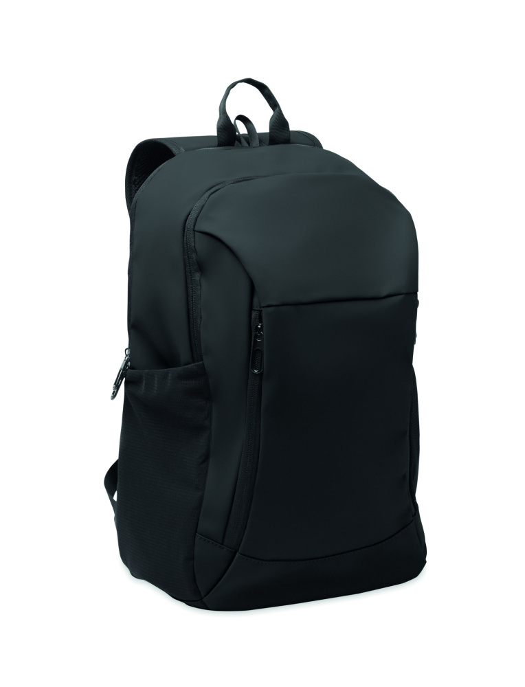 Logo trade promotional items image of: 15" soft PU laptop backpack