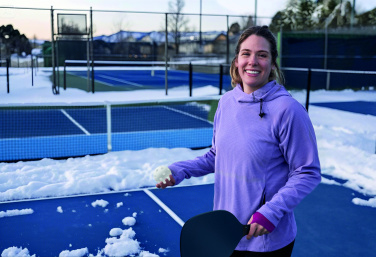 Logotrade promotional giveaway image of: Pickle ball paddle set