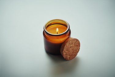 Logo trade corporate gifts picture of: Plant based wax candle 70 gr