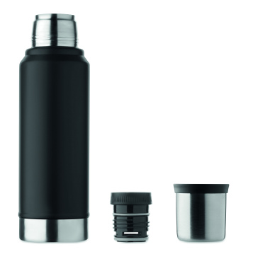 Logo trade promotional merchandise picture of: Double wall bottle 1L