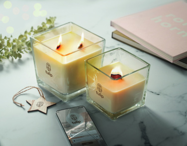 Logo trade advertising products image of: Plant based wax candle 1300 gr