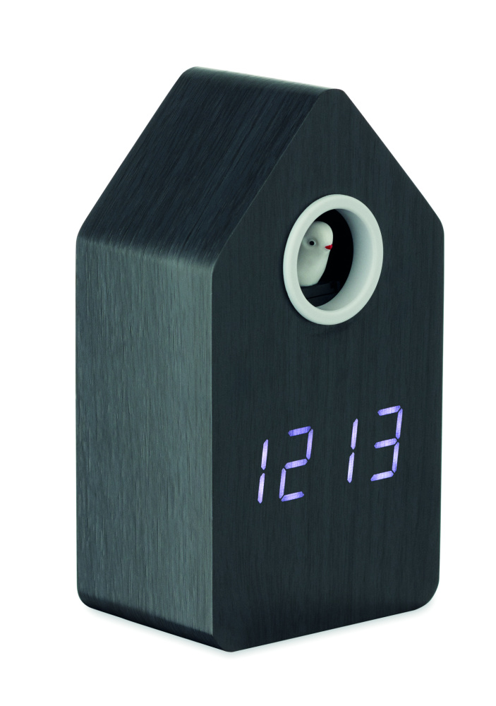 Logotrade corporate gift picture of: MDF cuckoo alarm clock