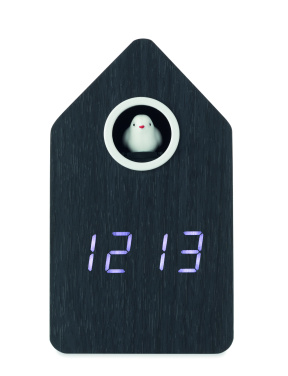 Logotrade promotional gift image of: MDF cuckoo alarm clock