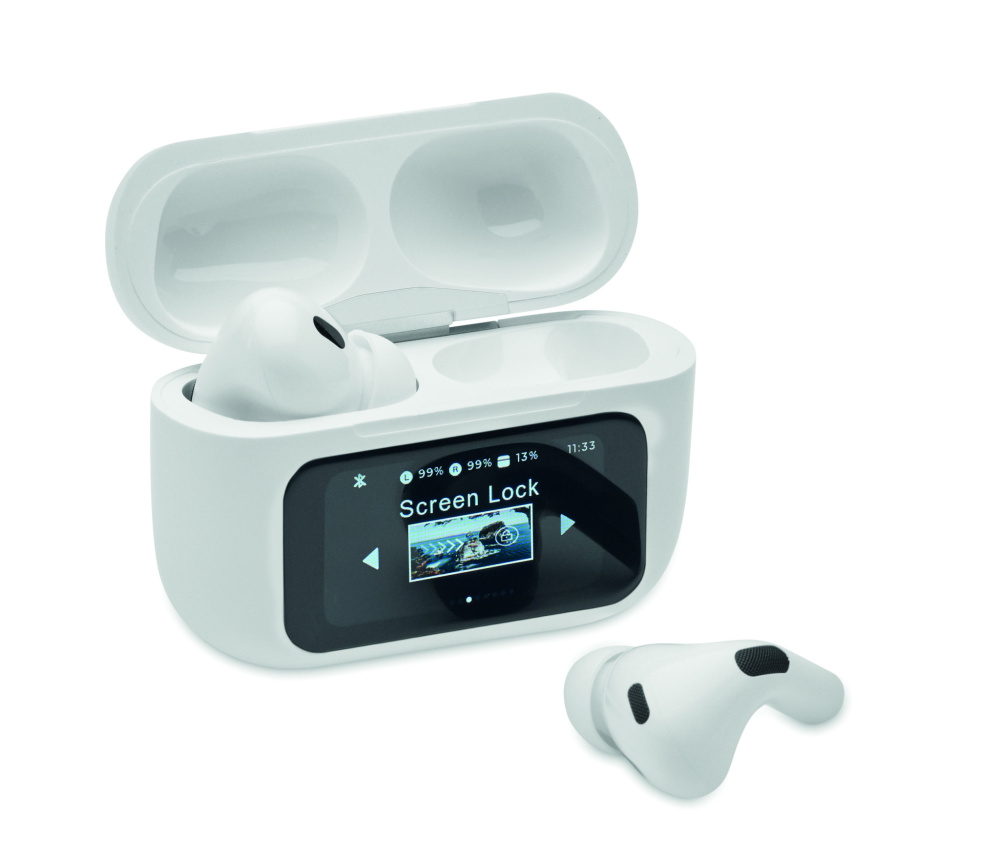 Logo trade advertising products image of: ABS TWS earbuds